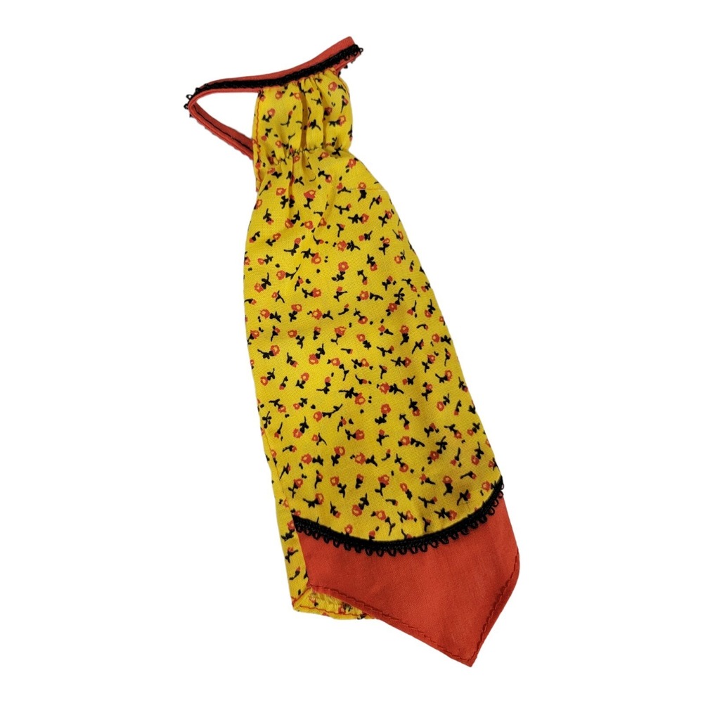 Vintage 1978  Francie Barbie  Buy Fashion #2218 Yellow Orang Floral‎ Dress 💕